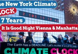 New York Climate Clock just 7 years before irreversible climate change